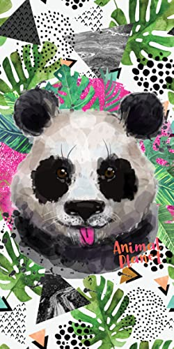 Carbotex Panda Bär Badetuch Handtuch Strandtuch 70 x 140 cm