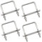 4 Pièces Boulon en U Boulon M8 Boulons en U 100 x 71 mm Boulons en Acier Inoxydable 304 fixation coffre de toit pour Fixation Tuyaus