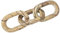 Bloomingville Decorative Chain, ceramic, stone, Marble, Brown