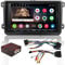 ATOTO A6PF 7inch Android Double Din Car Stereo Compatible with VW Volkswagen/Golf/Polo/Tiguan/Passat, Wireless Carplay & Wireless Android Auto, Dual Bluetooth, HD LRV, 2G+32G, A6VW07APF