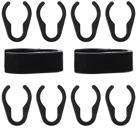 FOMIYES 10pcs Mic Cable Clamps Flexible Organizers for Microphone Stand Easy to Use Cable Holders for Ktv and Music Events Strong and Sturdy Design