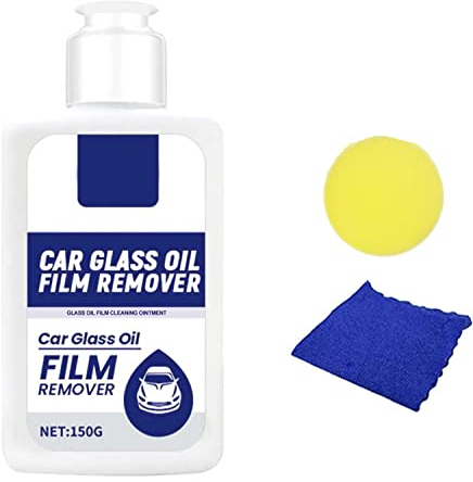 Autoglas-Ölfilm-Entferner,Autoglasreiniger,Glasfilm-Entferner-Creme,Fleckenentferner Für Autoglas,Autoscheibenreiniger,Autoglas-Ölfilm-Reiniger,Glasölfilmentfernungspaste,Wasserflecken-Entferner