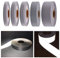 5 Rollen silbergrauer reflektierender Stoff, Sicherheitsstreifen, Sicherheitsstreifen, zum Aufnähen, reflektierendes Stoffband, DIY für Kleidung (Breite 10–50 mm, Länge 3 Meter)