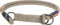 TRIXIE Zug-Stopp Hundehalsband BE NORDIC aus Leder S-M grau – bequemes Hundehalsband für kleine & mittelgroße Hunde mit Zugbegrenzung - robust & elegant – 17120