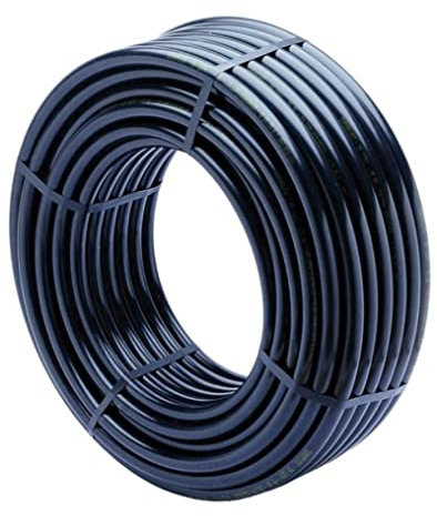 IBEROGARDEN TUBERIA DE POLIETILENOS PARA RIEGO | RIEGO POR ASPERSION | ROLLO DE 100 METROS |4 ATMOSFERAS (25 MM)