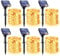 litogo 6 Pack Solar String Lights Outdoor,12M/40Ft 120LED Solar Fairy Lights Outdoor Garden Waterproof, 8 Modes Copper Wire Decorative Solar Powered String Lights for Patio Yard Trees Wedding Party