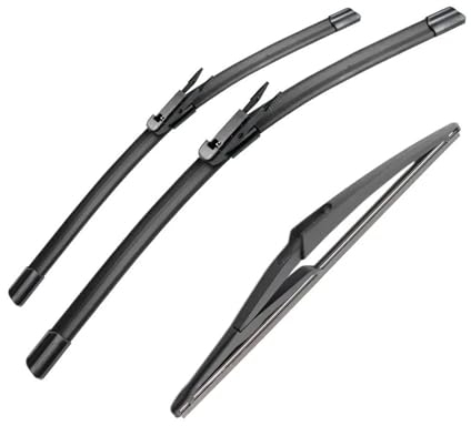 Cuchillas de repuesto Para Vauxhal Para Opel Para Corsa D 2006-2014 Limpiaparabrisas Traseros Delanteros Accesorios Ventana Parabrisas Coche 3 Uds Escobillas Limpiaparabrisas Juego