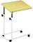 NRS Healthcare Overbed/Overchair table, Tilting & Height Adjustable - Supplied with choice of castor wheels or slider divan feet, Modern Beech Effect