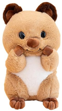 Gefülltes Quokka-Plüschtier,Quokka-Plüschtier,Kuschelige Raumdekoration, gefüllte Quokka-Kissenpuppe - Bequemes Touch-Tierkissen für Mädchen, Kinder