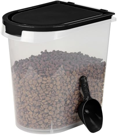 Thrink 36L Airtight Pet Food Storage Container with Scoop & Wheels – BPA-Free Bulk Dispenser for Dry Dog, Cat Food & Treats