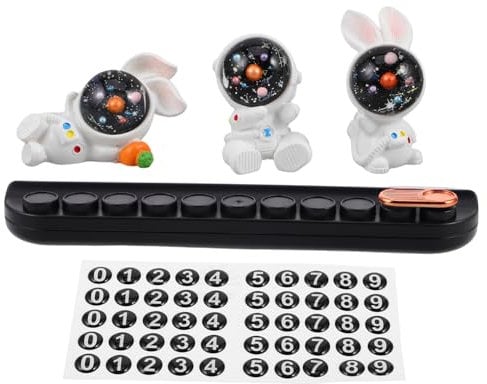 CHILDWEET Car Mobile Phone Temporary Parking Plates for Universal Vehicle Hide Your Number