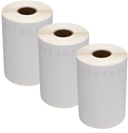 DULA Etiketten - Kompatibel mit Dymo 2166659 Etiketten - Weiß - DHL Versandetiketten - 3 Rollen - 102 x 210 mm - 140 Etiketten pro Rolle - Für Etikettendrucker 550