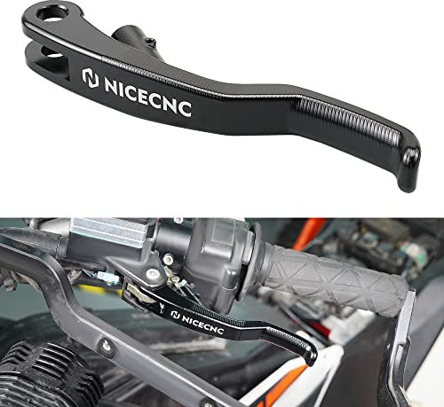 NICECNC Motorrad-Kupplungshebel, Compatible with Husqvarna 701 Enduro 2016–2021, Compatible with 1190 Adventure 2013–2017, Siehe Passform, schwarz