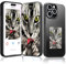 Youery Ink Screen Handyhülle, Personalisierte Hülle für iPhone 13 Pro, Benutzerdefinierte Bilder auf dem Gehäuse Anzeigen, AI Phone Case, NFC-Verbindung, TPU, Schwarz (Schwarz-X, iPhone13 Pro)