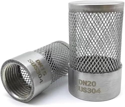 Filtro dell'Acqua in Linea, Filtro della Pompa dell'Acqua, Filtro in Acciaio Inossidabile 1/2 3/4 1 1-1 * 2 2 3 4 Filtro Filettato Femmina per Irrigazione da Giardino Pompa Dell'acq, 3