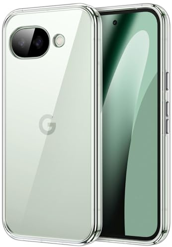 JETech Hülle für Google Pixel 10a, Anti-Vergilbung, Durchsichtig | Stoßschutz, Kratzfeste Harte PC-Rückseite, Robuster Transparenter TPU-Rahmen