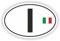 Länderkennzeichen EU Auto LKW Anhänger Länderkennzeichen (Italien)