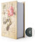 Boîte de rangement pour livre de détournement, coffre-fort secret pour dictionnaire avec serrure/clé à combinaison de sécurité, coffre-fort caché pour livre de détournement (Rose-Clé)