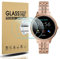 Suoman 3-Pack for New Fossil Women's Gen 5E 42mm Screen Protector, 2.5D 9H Hardness Tempered Glass Screen Protector for Fossil Women's Gen 5E 42mm Smartwatch