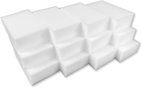 ZYBUX - 12 Pieces Magic Cleaning Sponges, Stain Remover and Eraser Sponge Wall Cleaner - Household Cleaning Products For All Types of Surfaces - Eco Friendly - All-Around - 95mm x 60mm x 26mm