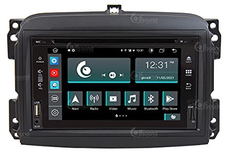 Autoradio Custom Fit per Fiat 500L Pre-Restyling Android GPS Bluetooth WiFi Dab USB Full HD Touchscreen Display 6,2 processore 8core e comandi vocali!