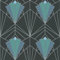 Full Roll Isadora Teal Silver Wallpaper Paste The Wall Glitter Textured Vinyl