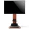 UNHO Floor TV Stand Wood, Universal TV Mount for 32-65 inch LCD LED TVs Height Adjustable and Cable Management Max VESA 600x400mm