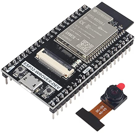 Dealikee ESP32 ESP32-WROVER Dev Board with Camera Wi-Fi Bluetooth Module.