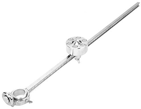 Plasma Cutting Compass, Cutting Torch Circle Guide Roller, Adjustable Torch Round Compass Cutting Roller, Plasma Cutter Cutting Torch with Scale Ruler for AG60/SG55