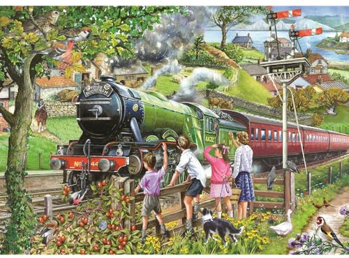 The House of Puzzles 1000-teiliges Puzzle – Full Steam Ahead – New Juli 2022