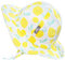 Jan & Jul Baby Sonnenhut für Mädchen, UV Schutz UPF 50 (S: 0-6 Monate, Zitronen frisch)