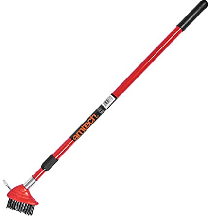 Telescopic Patio Cleaning Brush Decking Block Paving Weed Moss Garden Scraper