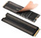Dissipateur thermique en graphène M.2 SSD, Double couche de graphène et feuille de cuivre, dissipateur thermique refroidisseur for ordinateur portable 2280 Drive, 2 pièces