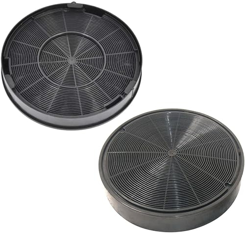 SPARES2GO Carbon Filter for Rangemaster CLAHDC90 Cooker Hood Vent 200 x 30 mm (Pack of 2 Filters)