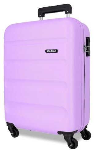 ROLL ROAD Flex Cabin Suitcase, One Size, Viola, Valigia cabina