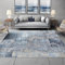 Taidianolp Teppich Wohnzimmer Deko,Blue,100 x 150 cm,Blau Grau Neutral Farbe Abstrakt Muster Modern,Schlafzimmer Kinderzimmer Spielzimmer Jugendzimmer Deko Aesthetic