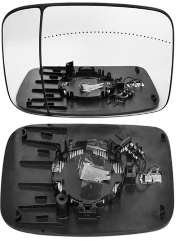 Auto Außenspiegel für Opel Vivaro B 2014-2019 Links Rechts Tür Seite Flügel Spiegel Glas Erhitzt Rückansicht Rück Konvex Türspiegelglas,Left