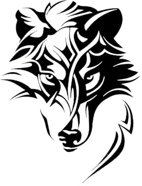 Auto Aufkleber Wolf Kopf Wasserdicht Vinyl Aufkleber Auto Zubehör ABS Auto DIY Auto-Styling Aufkleber