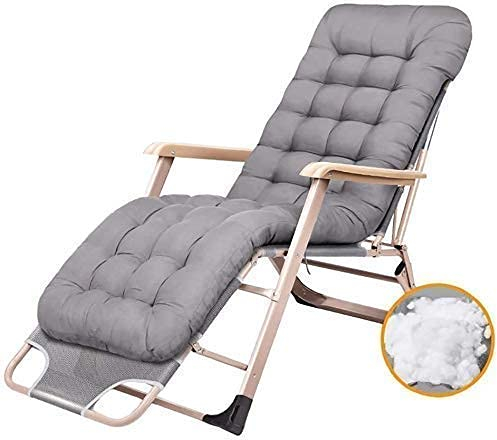 Sonnenliegen, Sonnenliegen, Gartenstühle, Schwerelosigkeits-Chaiselounges, Klappstuhl, verstellbarer Liegestuhl für den Außenbereich, Strand, Camping, tragbarer Stuhl für schwere Menschen mit Kissen