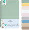Barbons Spannbettlaken für Baby/Kinderbett - 100% Jersey-Baumwolle Oeko-TEX Standard 100 Zertifiziert 60x120cm Bettlaken für Babybett (Grün)