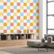 Papier peint damier lumineux - Made in France - 52x1000