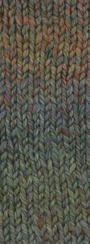 Lana Grossa Merino Twister 20 - Grau/Ocker/Graugrün/-braun