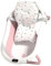 Valle Verde Baby Badewanne Babywanne Kinderbadewanne Mit Thermometer Badekissen Anti-Rutsch Faltbar Platzsparend 0-2 Jahre (Rosa)