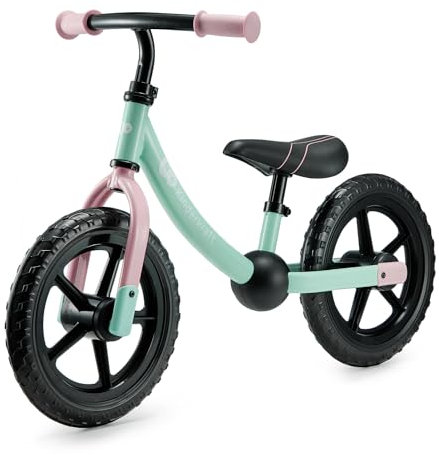 Kinderkraft 2WAY Next Off Road, Laufrad ab 2 Jahren, Verstellbarer Sattel und Lenker, leichte Eva-Offroad-Räder, sicher, robust und stylisches Design, Minzig