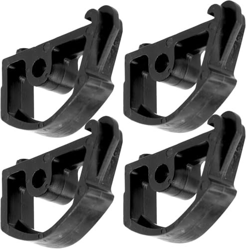 YUETTYY 1/4/6/8 Stück Ersatzteil für Workmate Werkbank Beinschnäpper Federteil passend für WM225 Beinschnäpper 242416-00, Schwarz Tischsägenzubehör (4 Stück)