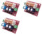 Gokelomg 3X 400W Lautsprecher Frequenz Weiche 2 Wege Hoch Niedrig 4-16 Ohm Frequenz Teiler für Lautsprecher