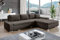 AXLIVING Eckcouch mit Bettfunktion Tunceli Braun - 297cm breit Modern