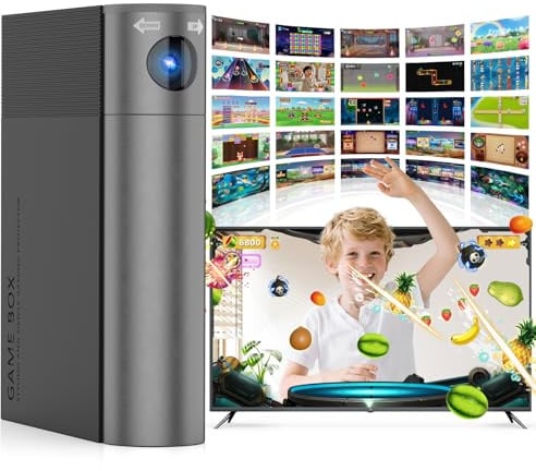 AR Bewegungsspielkonsole für Kinder: Plug & Play am TV – Interaktives Videospiel-System für aktiven Indoor-Spiele-Spaß und Spielenachte – Elektronische Spiele für Jungen und Mädchen ab 6 Jahren
