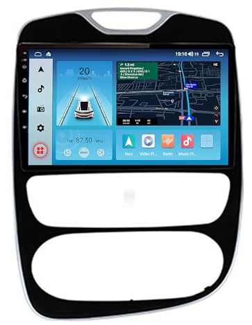 Radio de Coche de 9 Pulgadas para Renault Clio 4 2016-2019 Mirror Link WiFi + 4G GPS Radio Inalámbrico Carplay Android Auto - Android 15(A1101 4-Core WiFi 1+16GB)