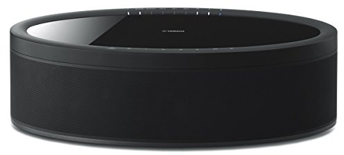 Yamaha MusicCast 50 Kabelloser Lautsprecher für Musik-Streaming, kompatibel mit Alexa (schwarz)